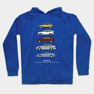 1980's classic vauxhall car collection Hoodie